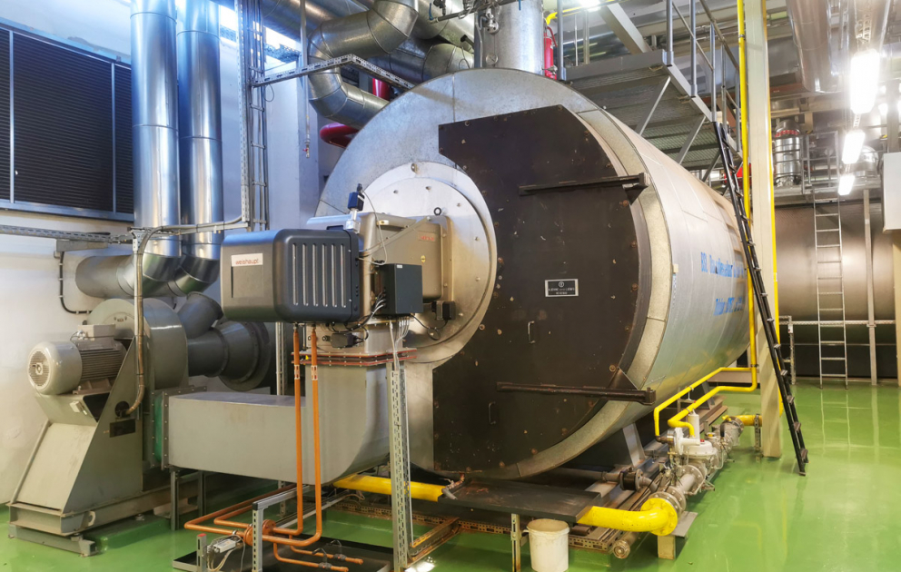 Gasturbine bei den Technischen Werken Coswig GmbH